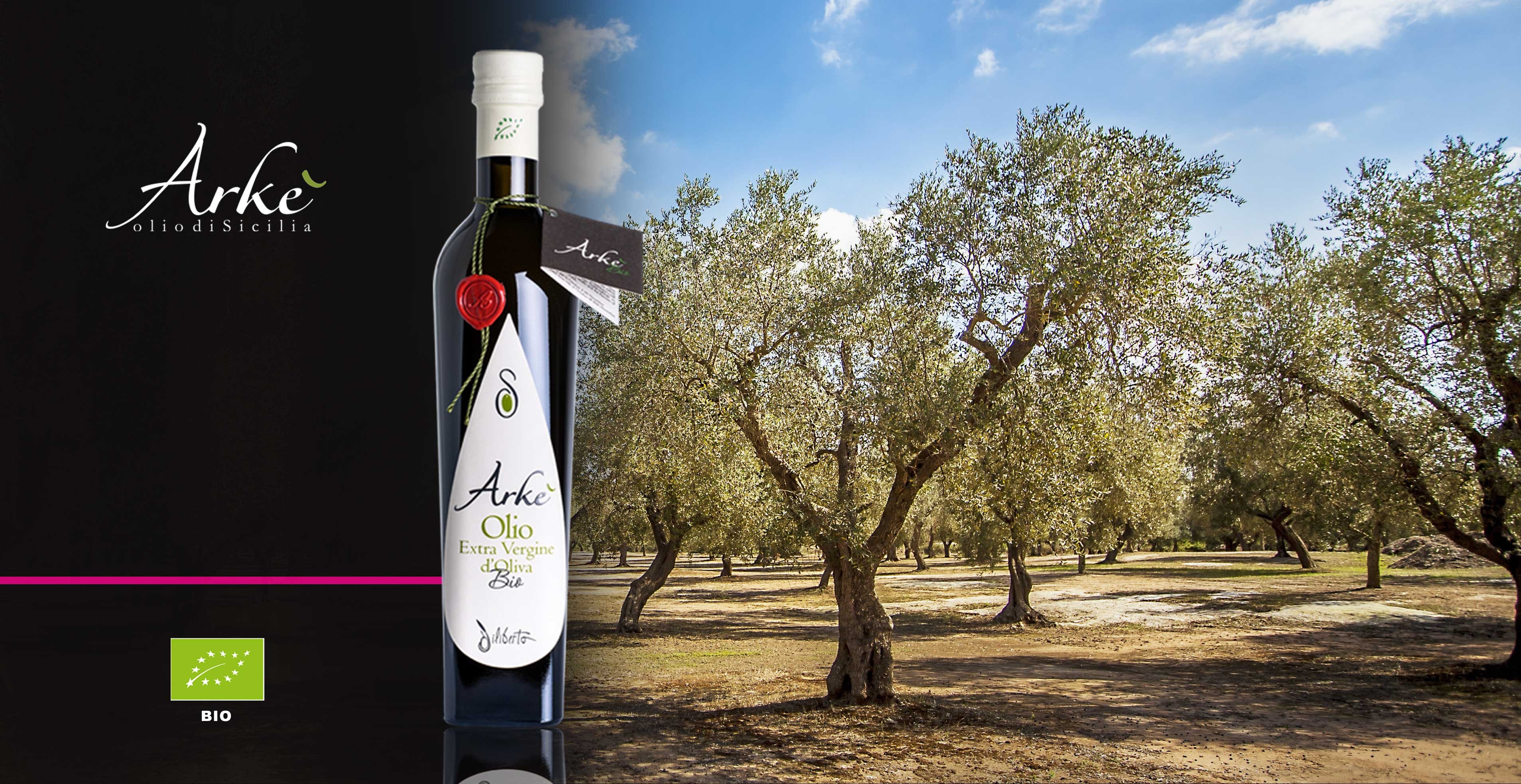 L'huile d'olive extra vierge Arkè BIO 50cl